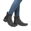 78657-00 Rieker Black Heel Boots