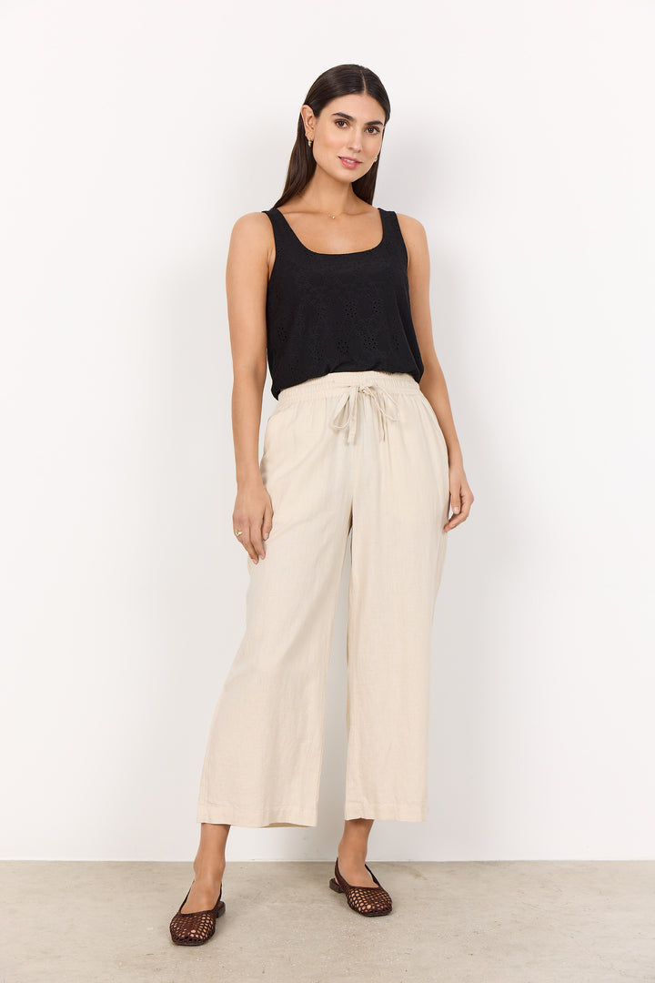 Soya Concept Ina 12C Trousers- Sand