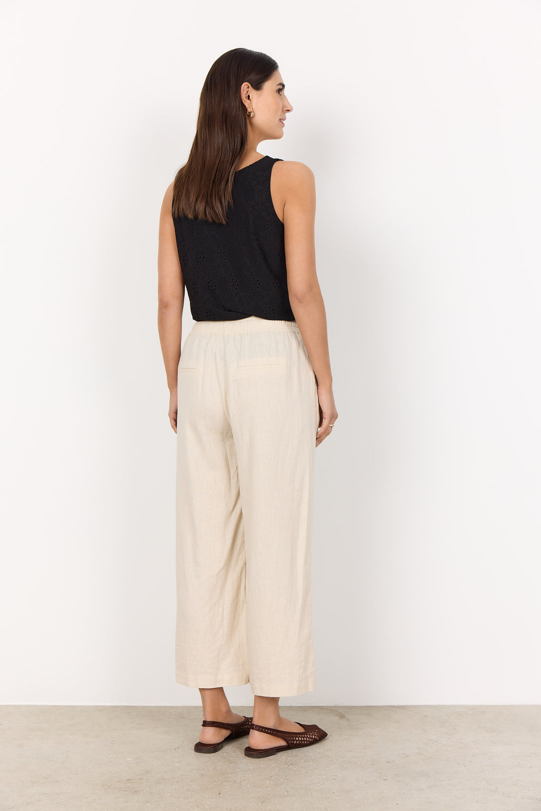 Soya Concept Ina 12C Trousers- Sand