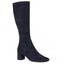 Caprice Women Knee High Heeled Boots- Black