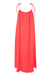 Soaked In Luxury Kehlani Strap Dress Solid- Hot Coral