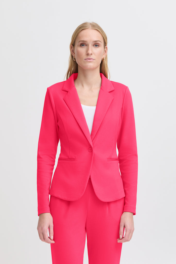 Ichi Kate Blazer- Bright Rose