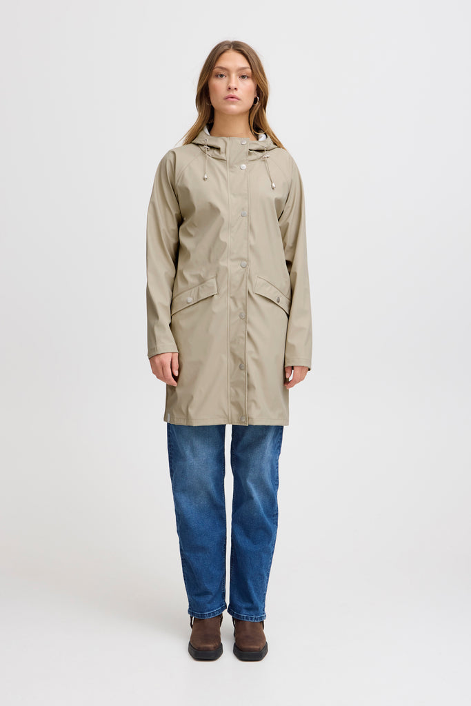 ICHI Tazi Rainwear DoeSkin