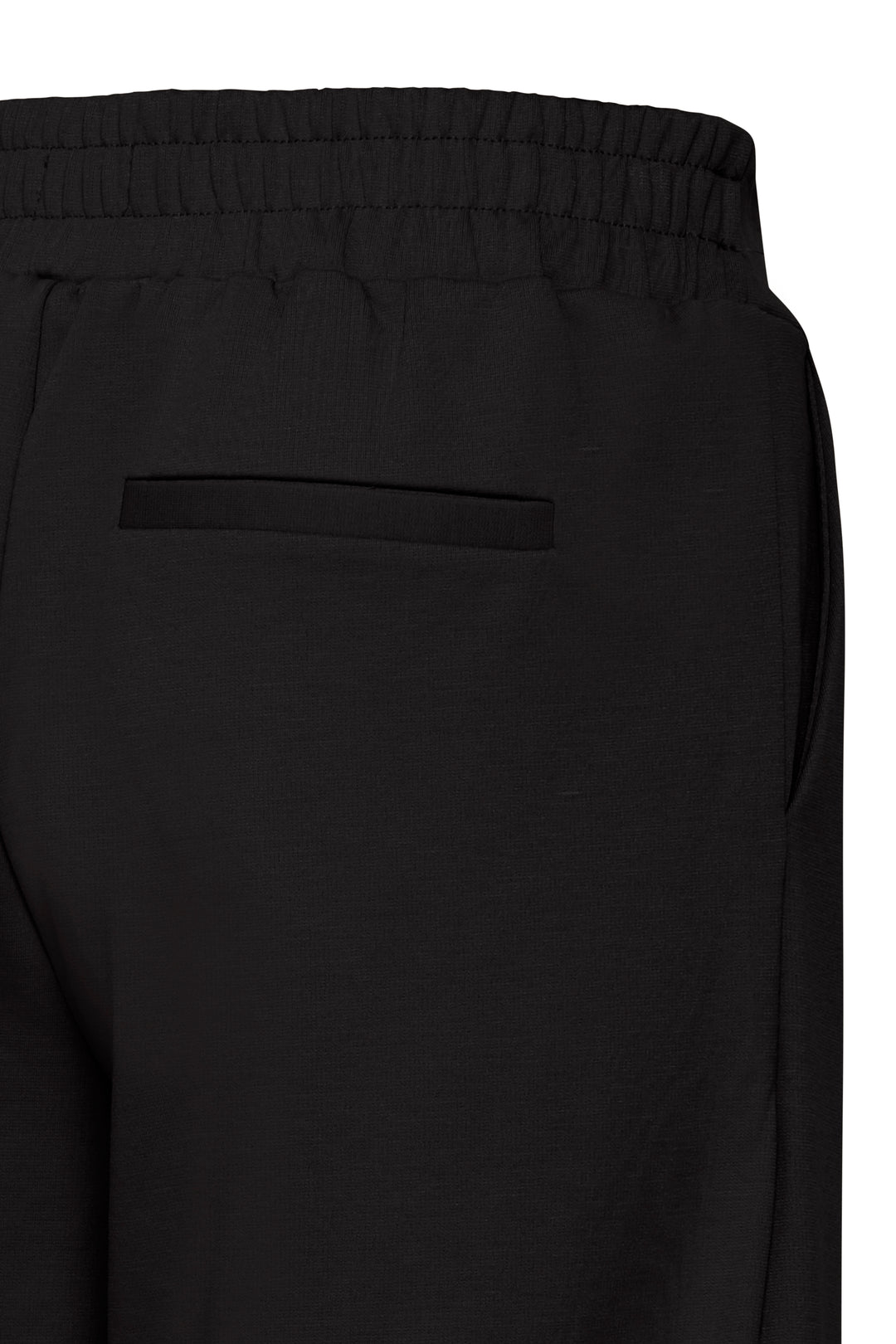 ICHI Kate Sus Wide Cropped Trousers Black