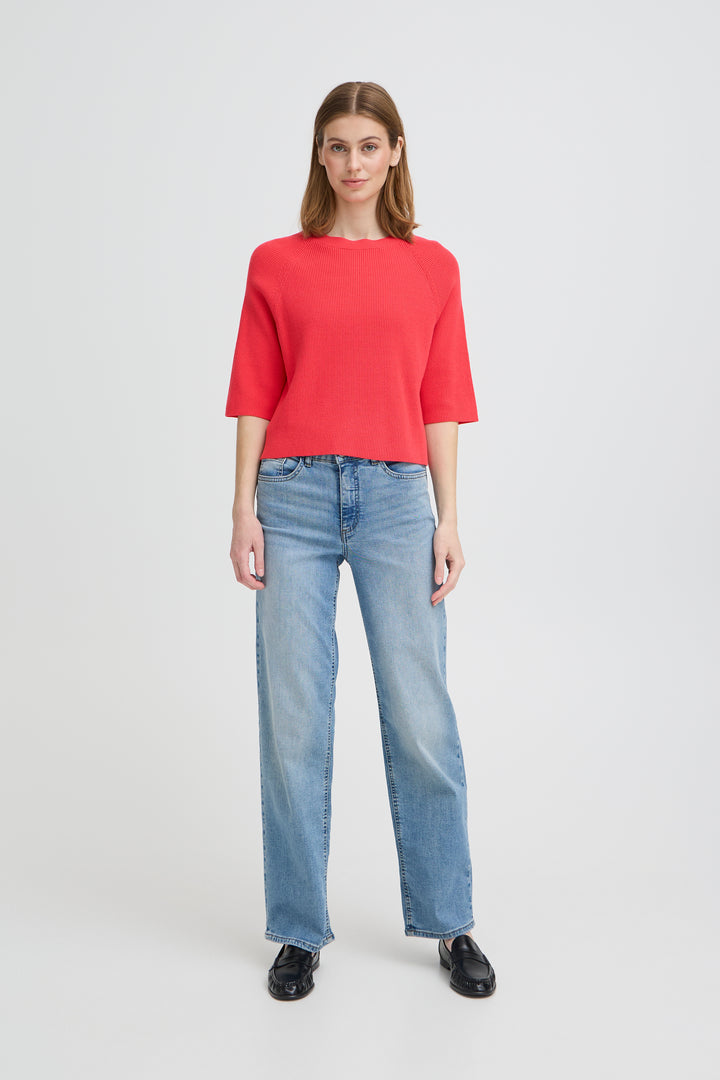 ICHI IHBOSTON Pullover - Teaberry