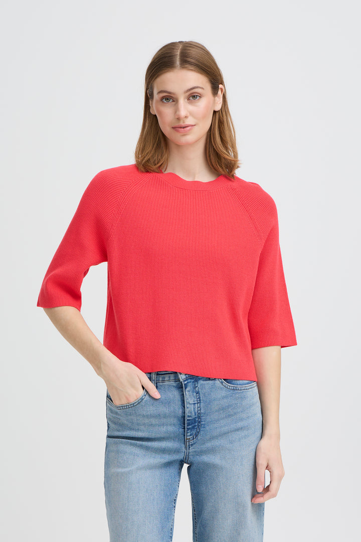 ICHI IHBOSTON Pullover - Teaberry