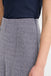 Ichi Kate Jacquard Trousers- Patriot Blue Herringbone