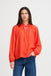 Ichi Karlani Blouse- Fiery Red