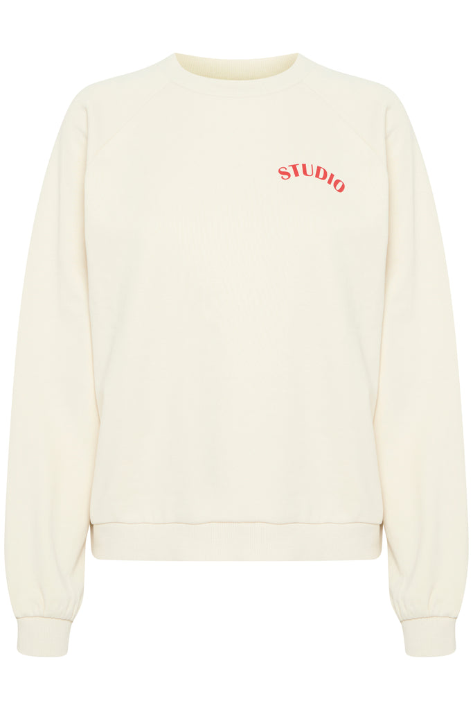 ICHI Marrot Sweatshirt Birch