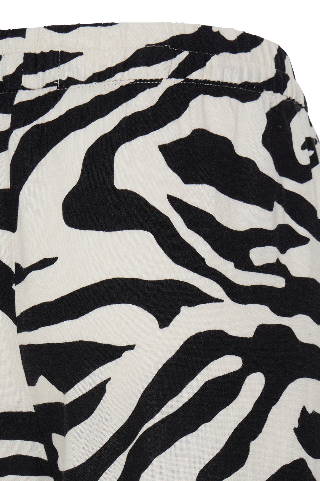 ICHI IHLINNO Barrel Trousers- Graphic Animal