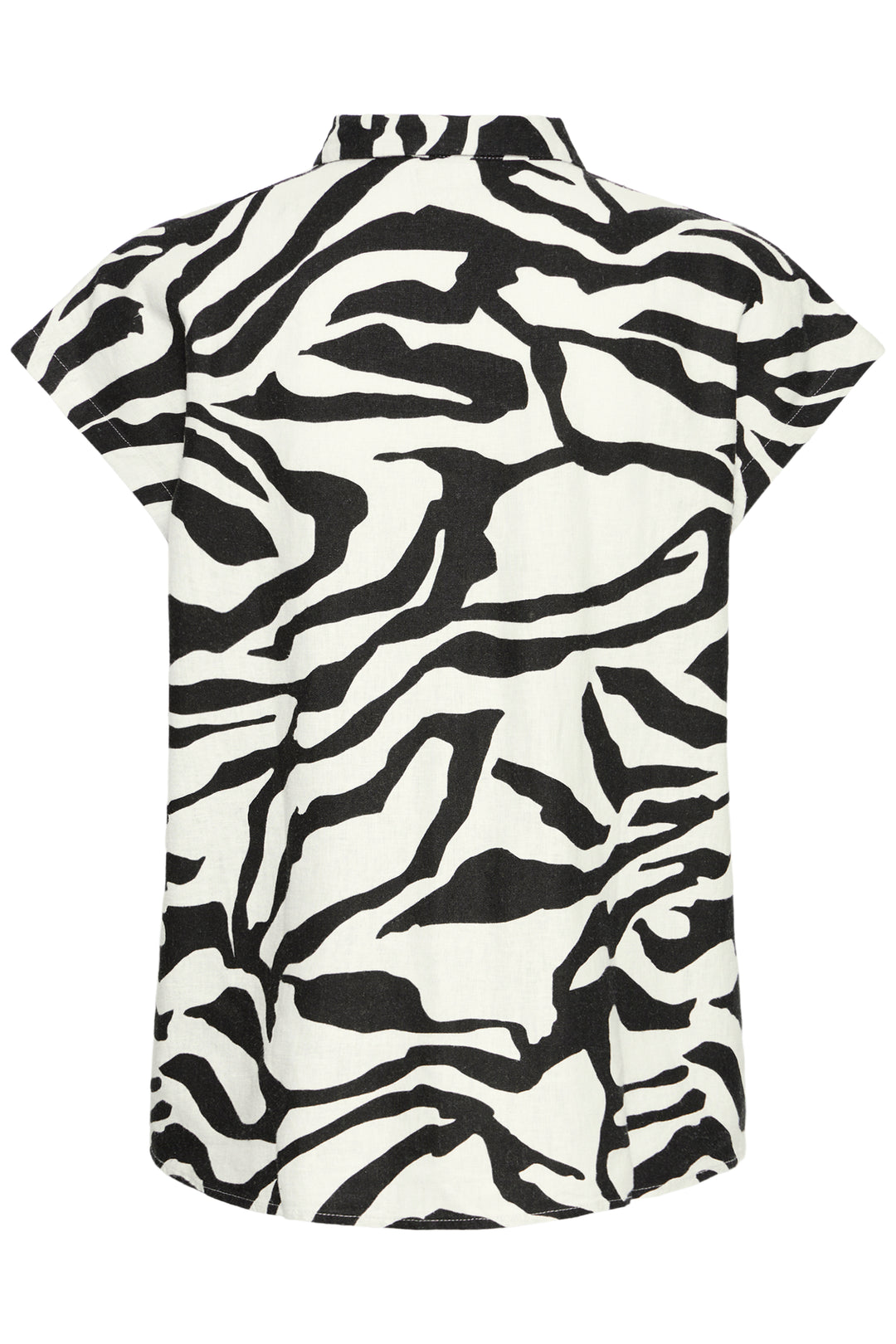 IHLINNO Short Sleeve Blouse- Graphic Animal