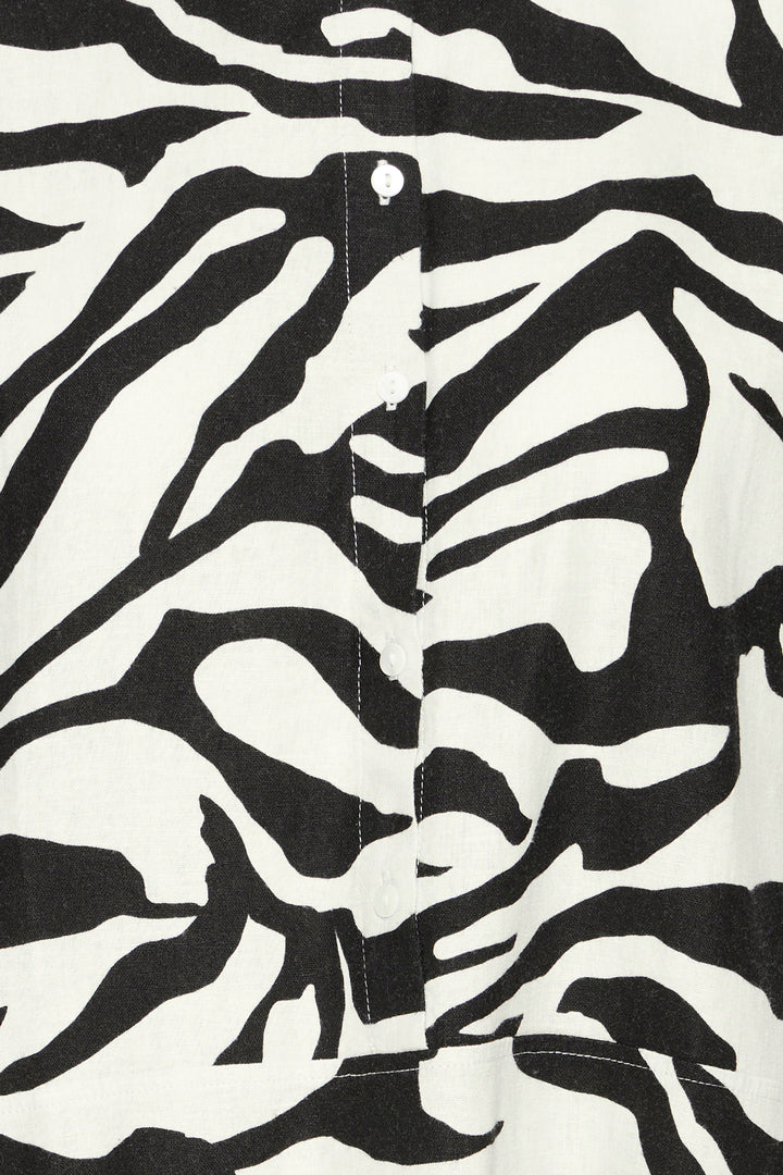 IHLINNO Short Sleeve Blouse- Graphic Animal