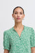 Ichi Vera Shirt- Pine green flower