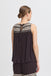 Ichi Ragni Top- Black