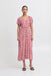 Ichi Haya Dress- Pink Multi Flower