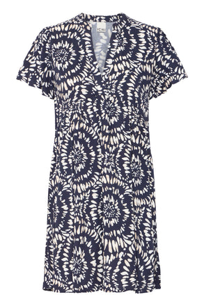 Ichi Haya Short Dress- Total Eclipse Circle