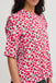 Ichi haya Shirt- Pink Multi Flower
