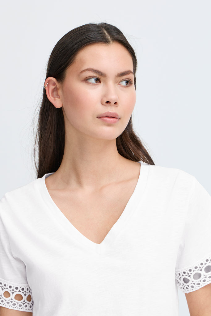 Ichi Olya Tshirt- Cloud Dancer