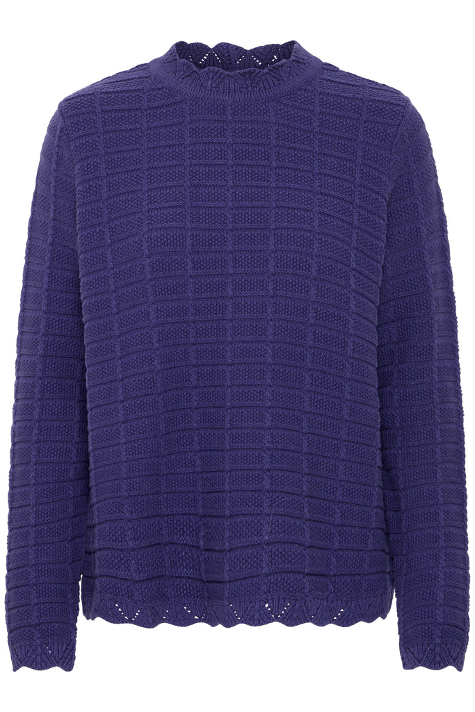 ICHI IHDILLION Pullover - Patriot Blue
