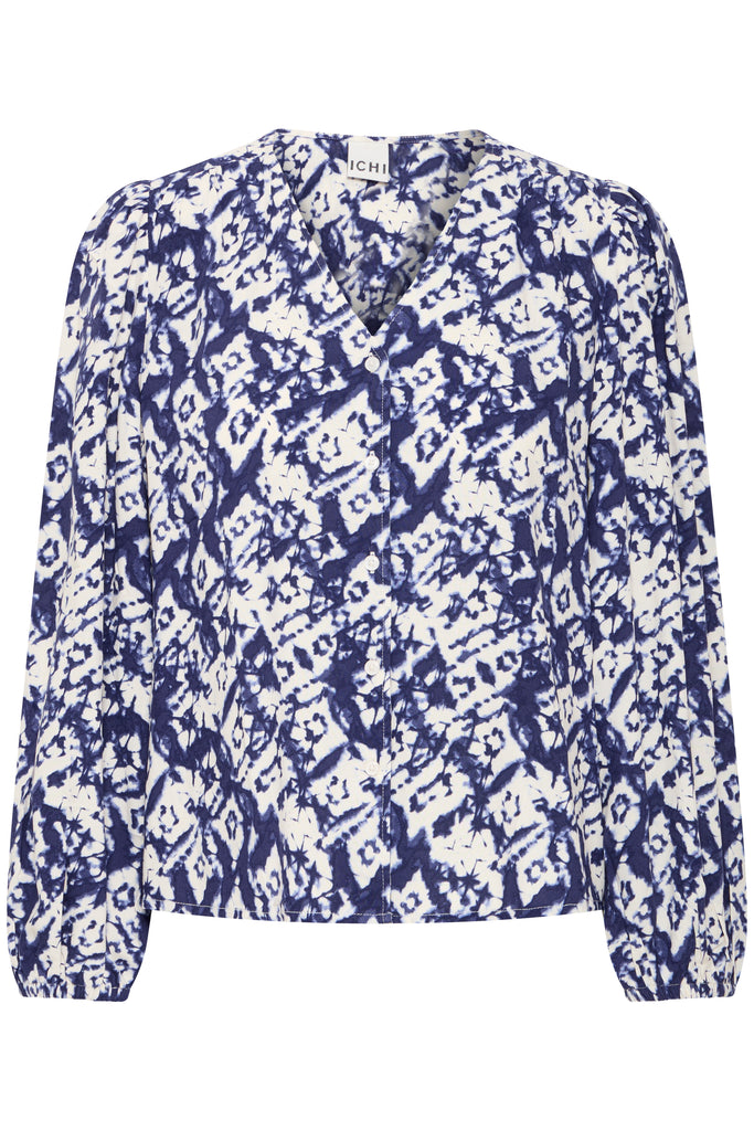 ICHI Vera Blouse - Diamond IKAT