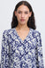 ICHI Vera Blouse - Diamond IKAT