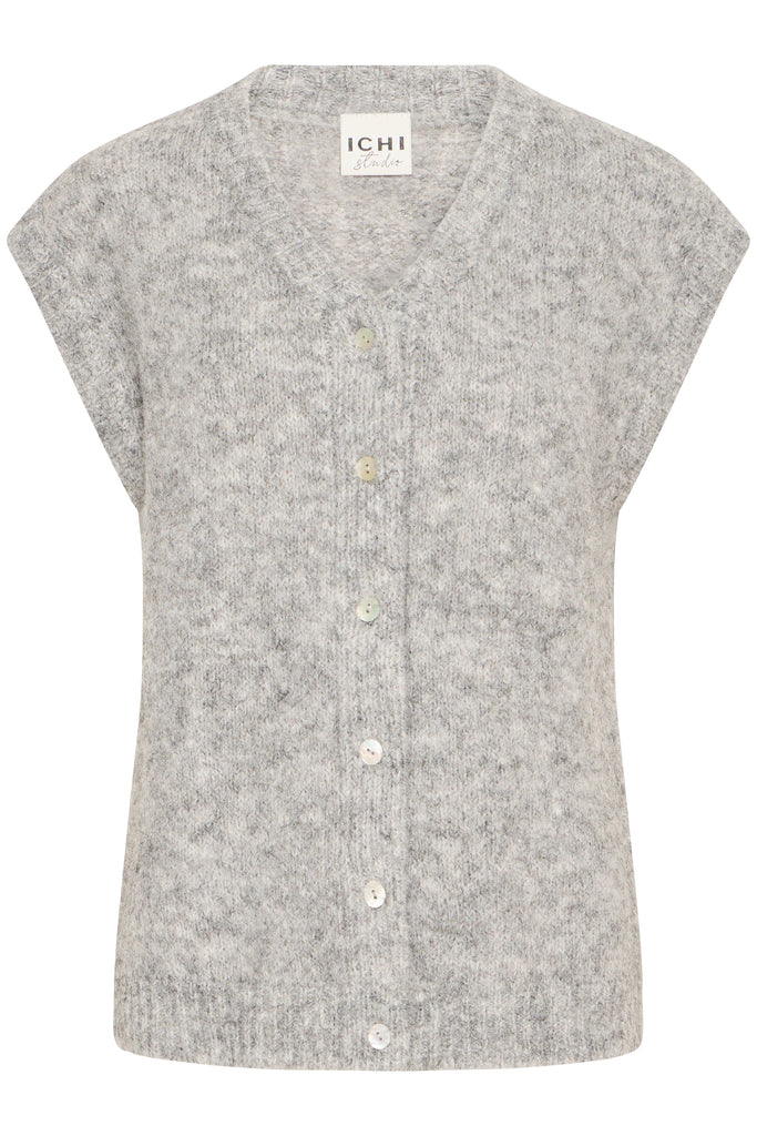 ICHI Belablue Knit Waistcoat