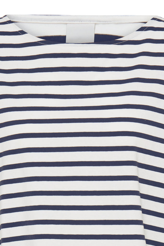 ICHI IHMIRA Boatneck LS2- Total Eclipse/Cloud Dancer