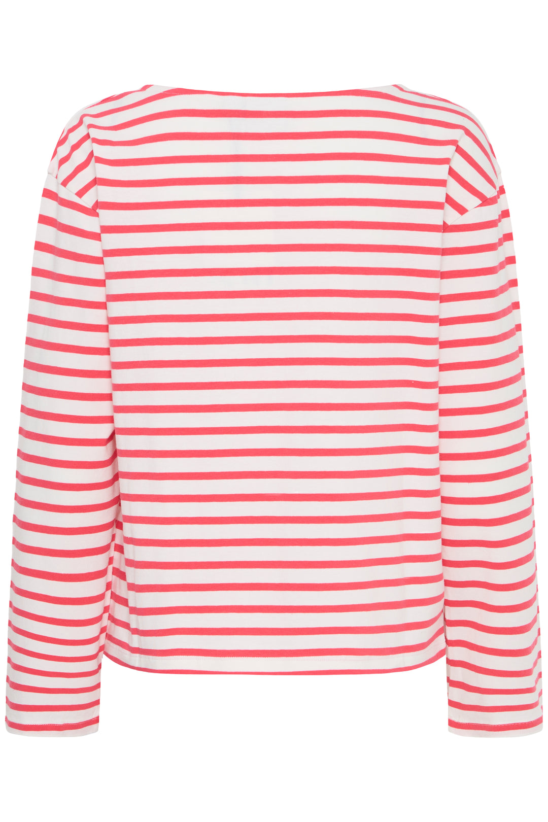 ICHI IHMIRA Boatneck LS2 - Teaberry/Cloud Dancer