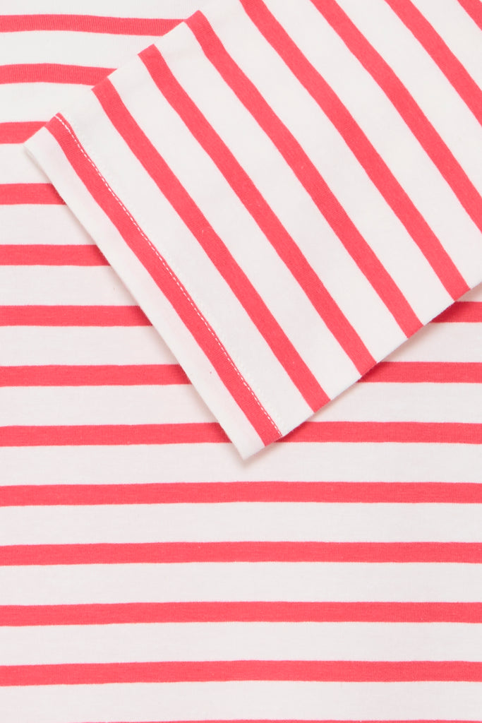 ICHI IHMIRA Boatneck LS2 - Teaberry/Cloud Dancer