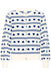 ICHI IHBRIELLE Cardigan - Birch and Blue Heart Print