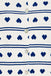 ICHI IHBRIELLE Cardigan - Birch and Blue Heart Print