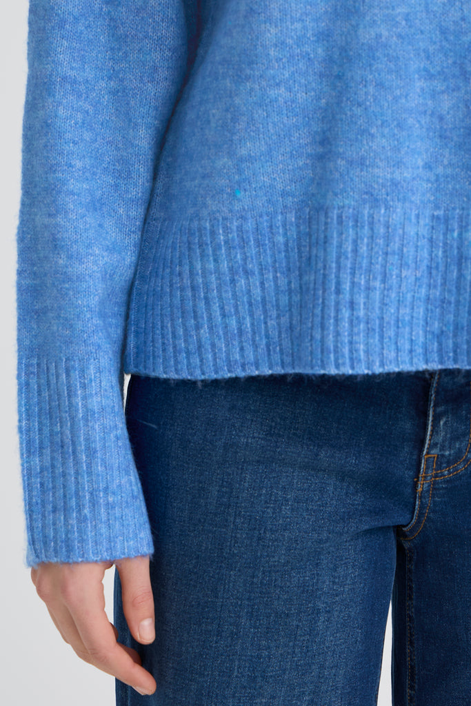 Ichi Baling Pullover- Nebulus Blue Melange