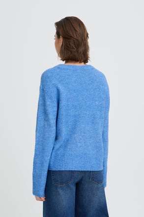 Ichi Baling Pullover- Nebulus Blue Melange