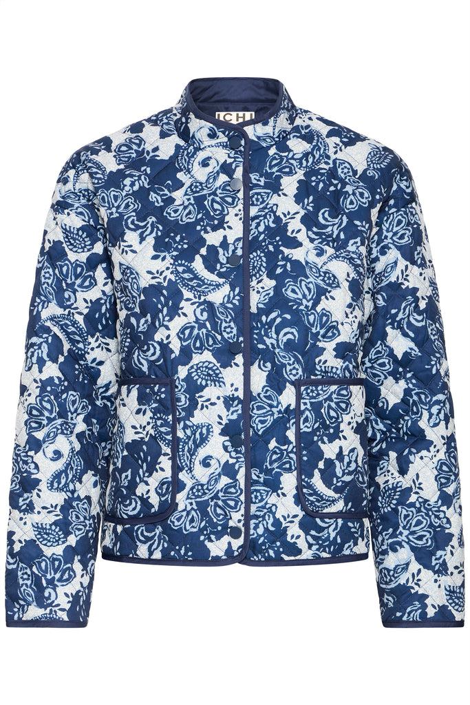 ICHI IHLIVANTA Casual Jacket - Blueprint Paisley