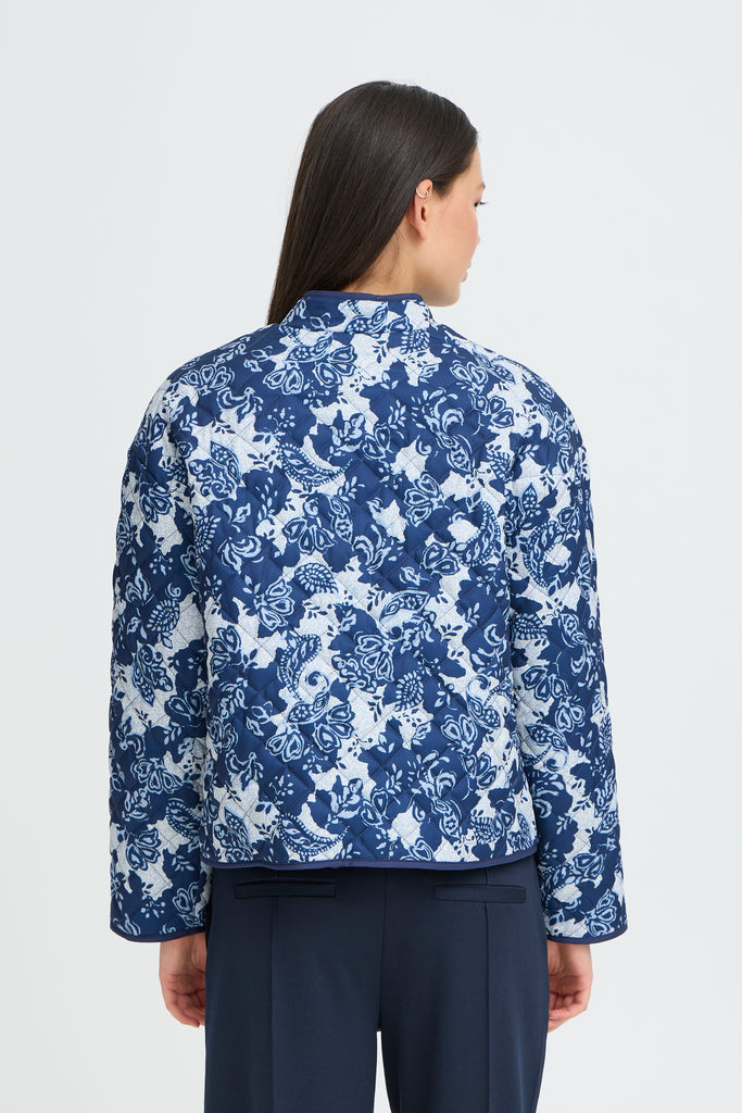 ICHI IHLIVANTA Casual Jacket - Blueprint Paisley