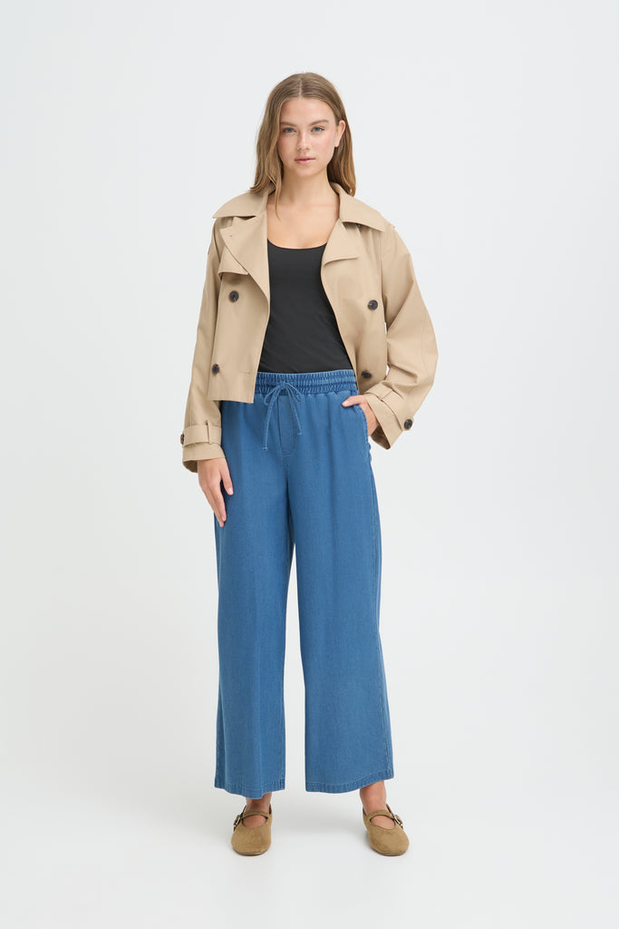 ICHI IHKATE Trousers - Kate Denim Medium