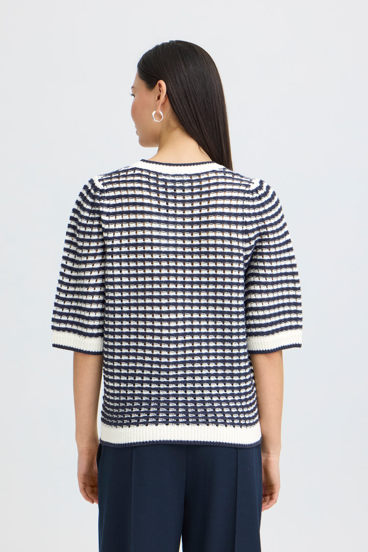 ICHI IHARDINA Cardigan - Birch With Total Eclipse