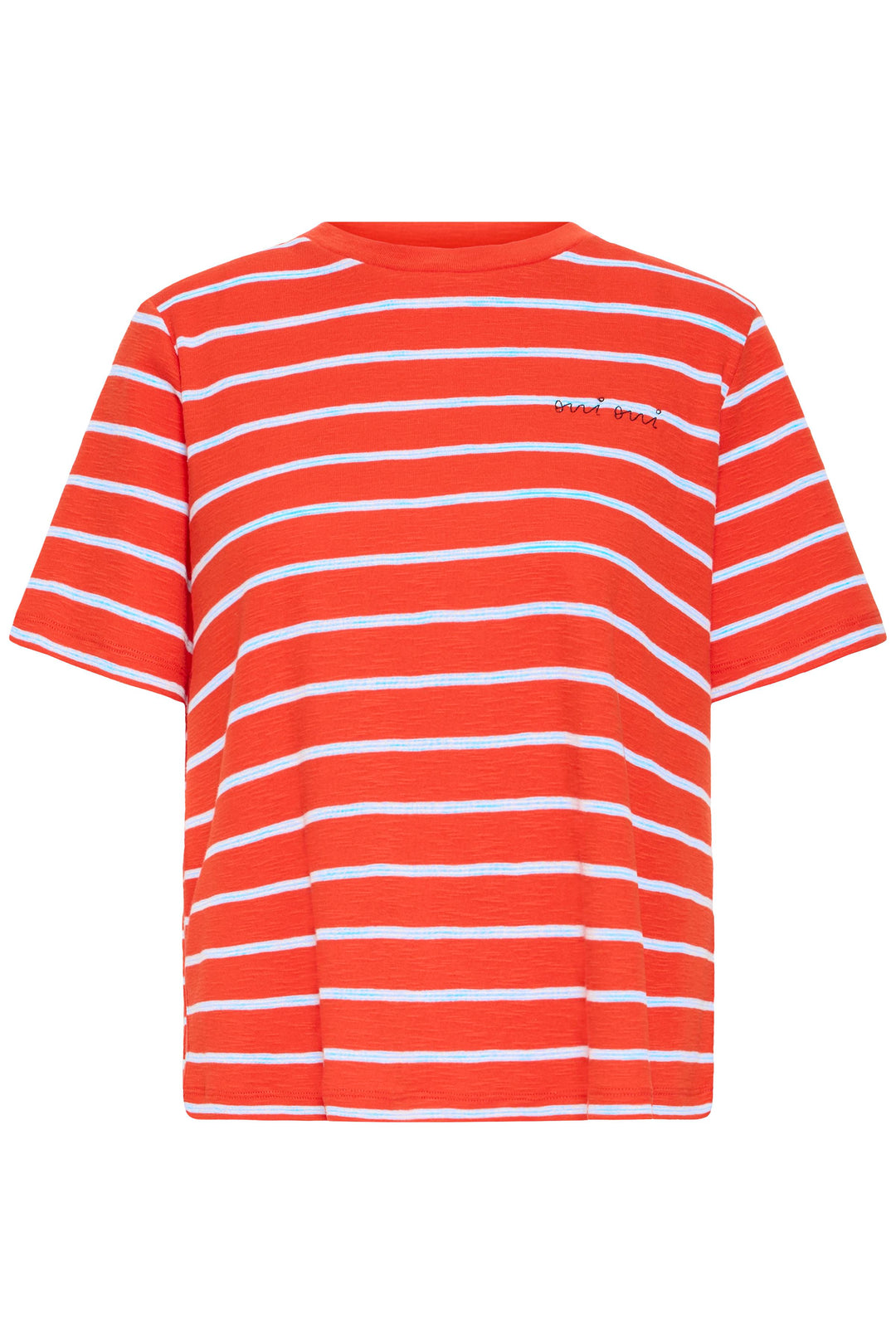 ICHO IHNOVA T-Shirt- Fiery Red/ Powder Blue