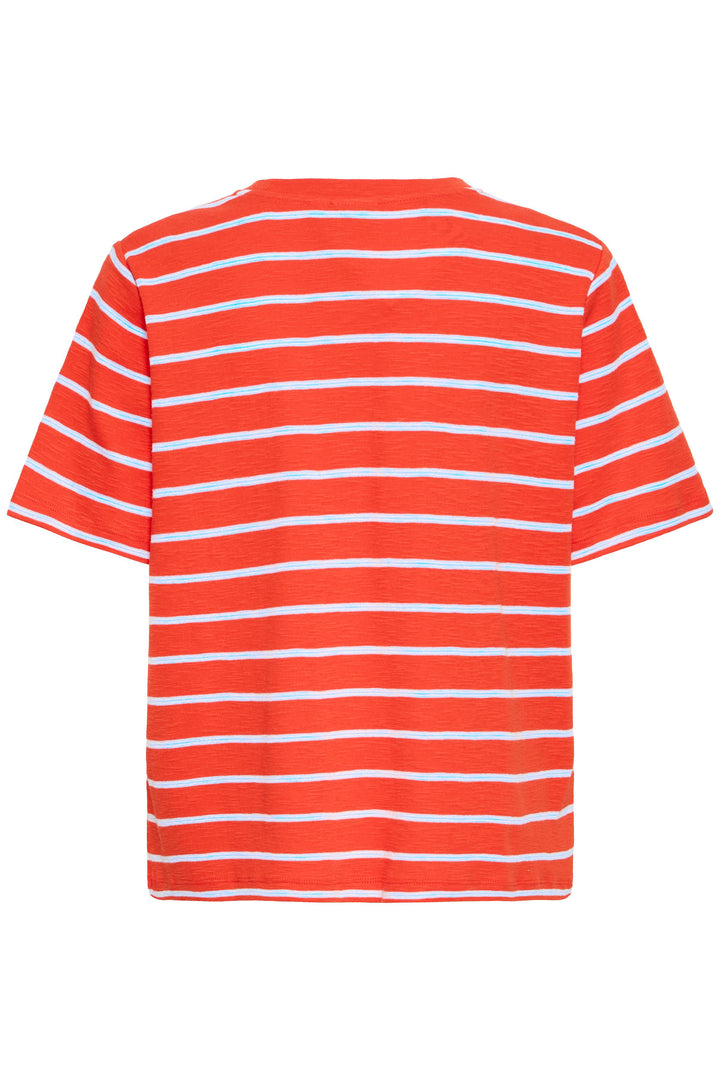 ICHO IHNOVA T-Shirt- Fiery Red/ Powder Blue