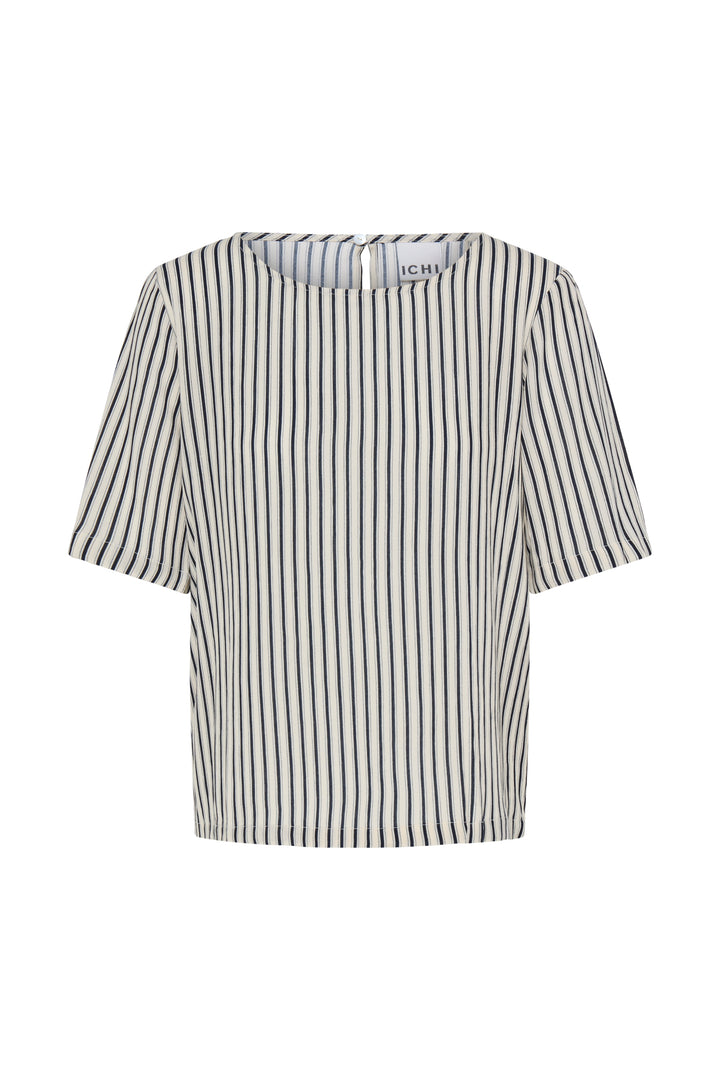 ICHI IHMARRAKECH Blouse- Total Eclipse Stripe