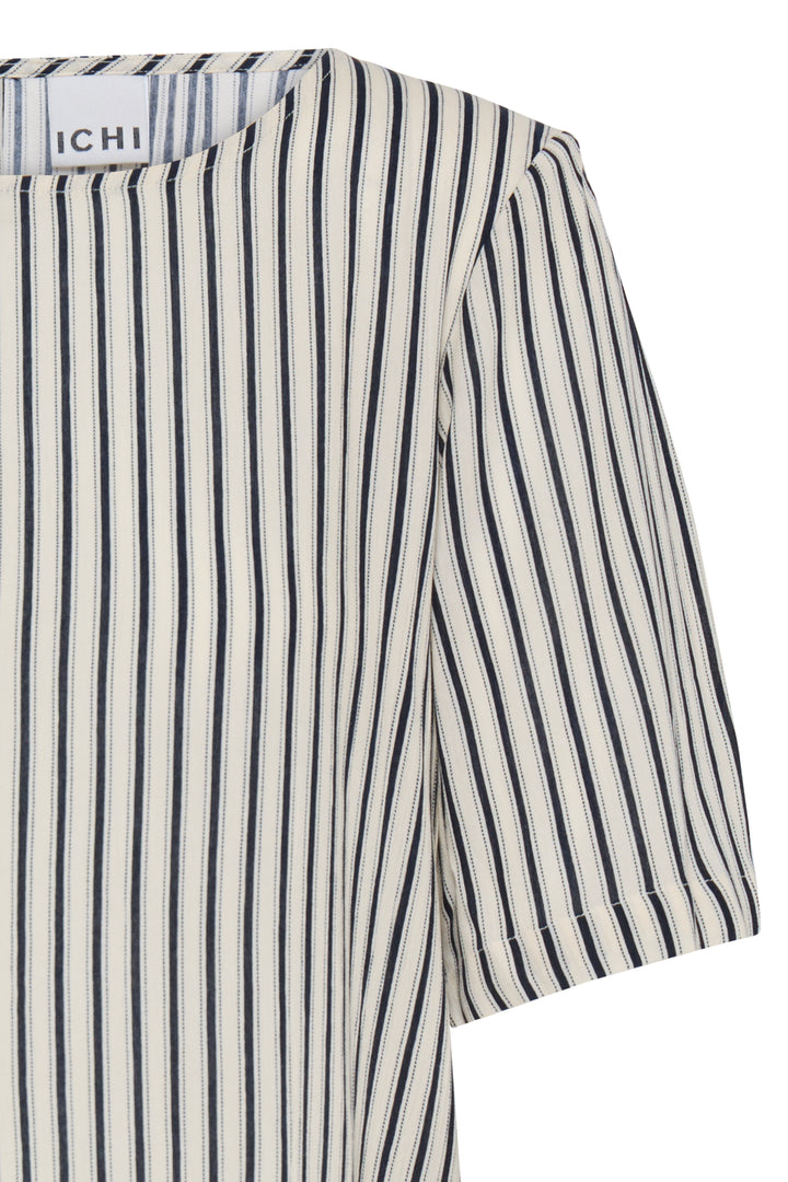 ICHI IHMARRAKECH Blouse- Total Eclipse Stripe