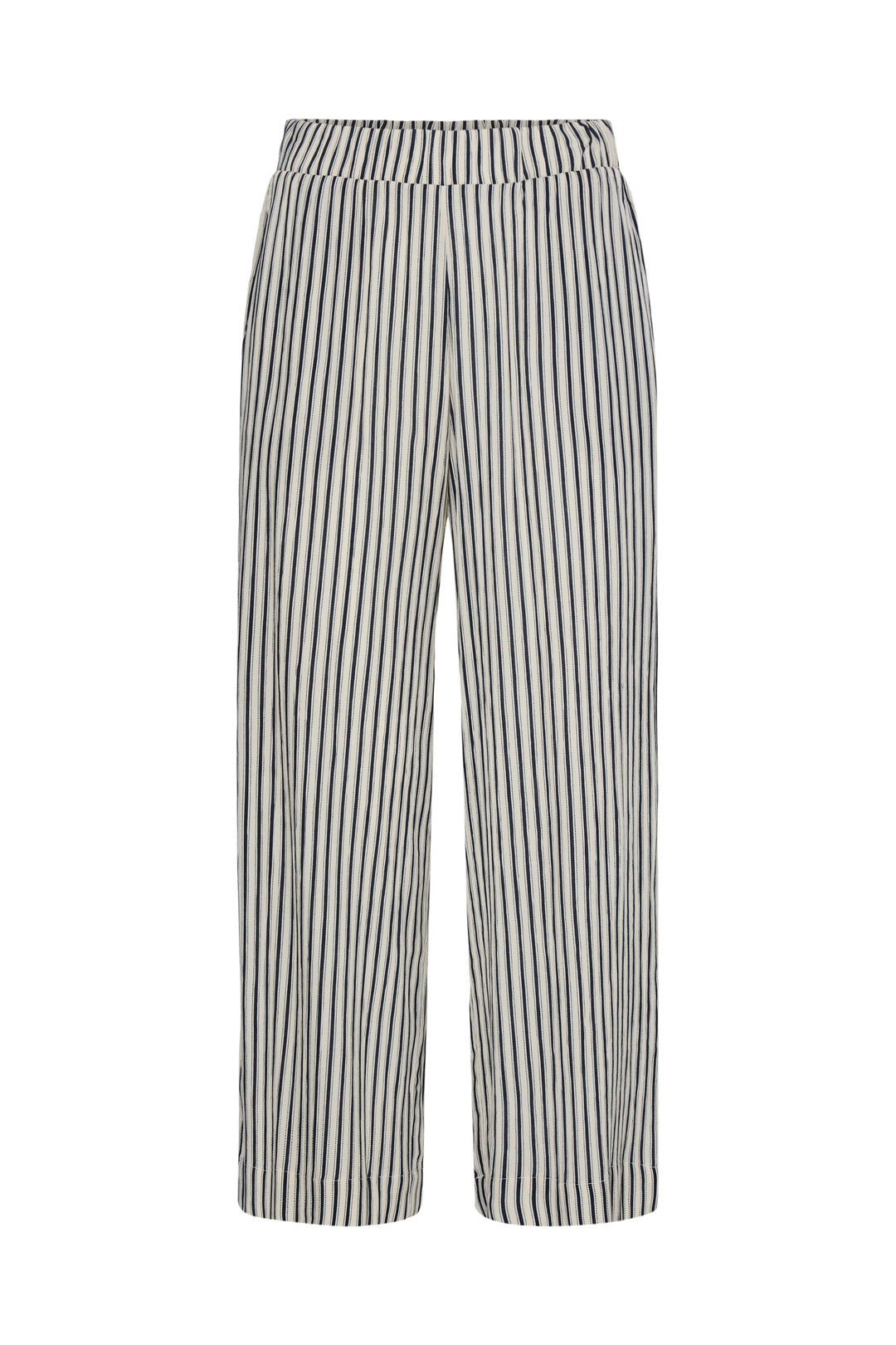 ICHI IHMARRAKECH Trousers- Total Eclipse Stripe
