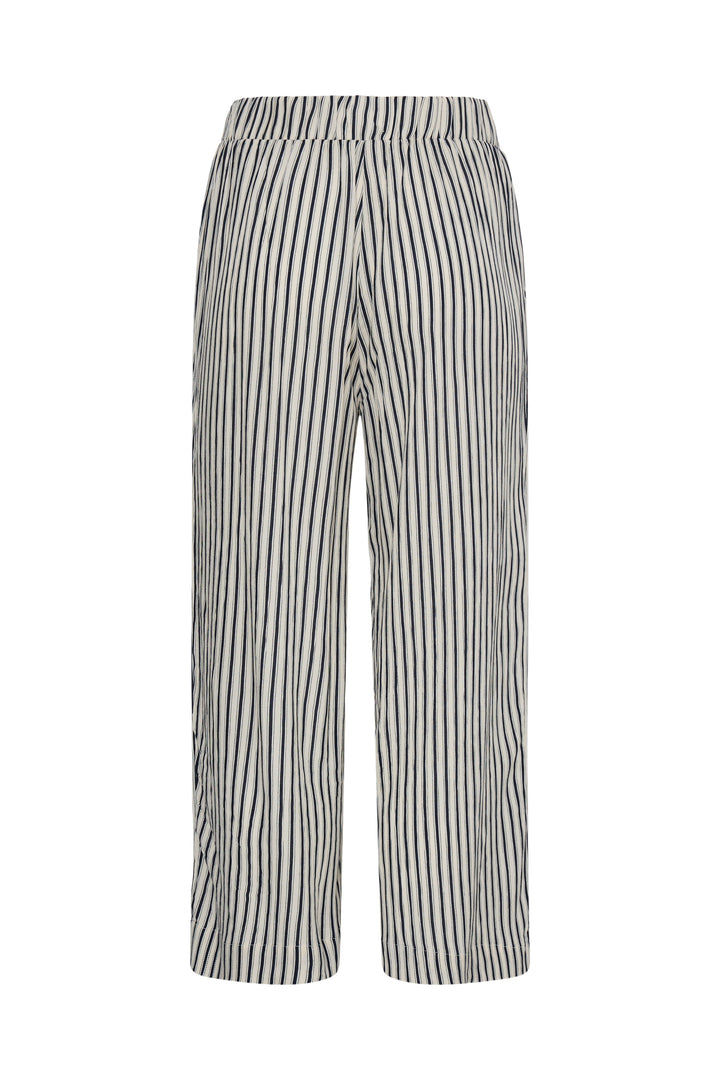 ICHI IHMARRAKECH Trousers- Total Eclipse Stripe