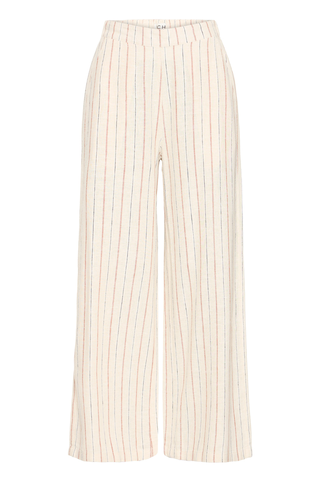 ICHI IHLINNO Trousers- Brown Stripe