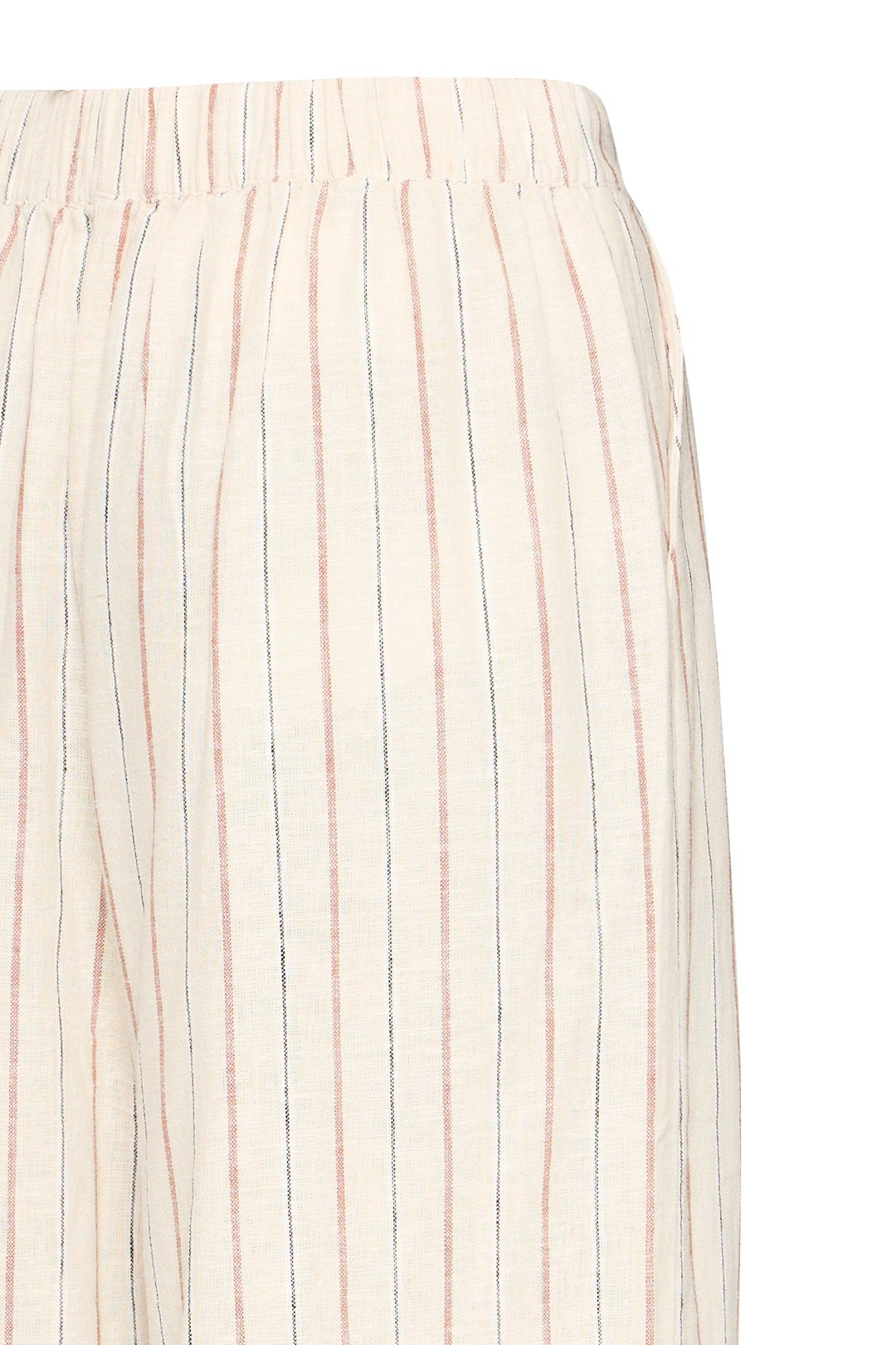 ICHI IHLINNO Trousers- Brown Stripe