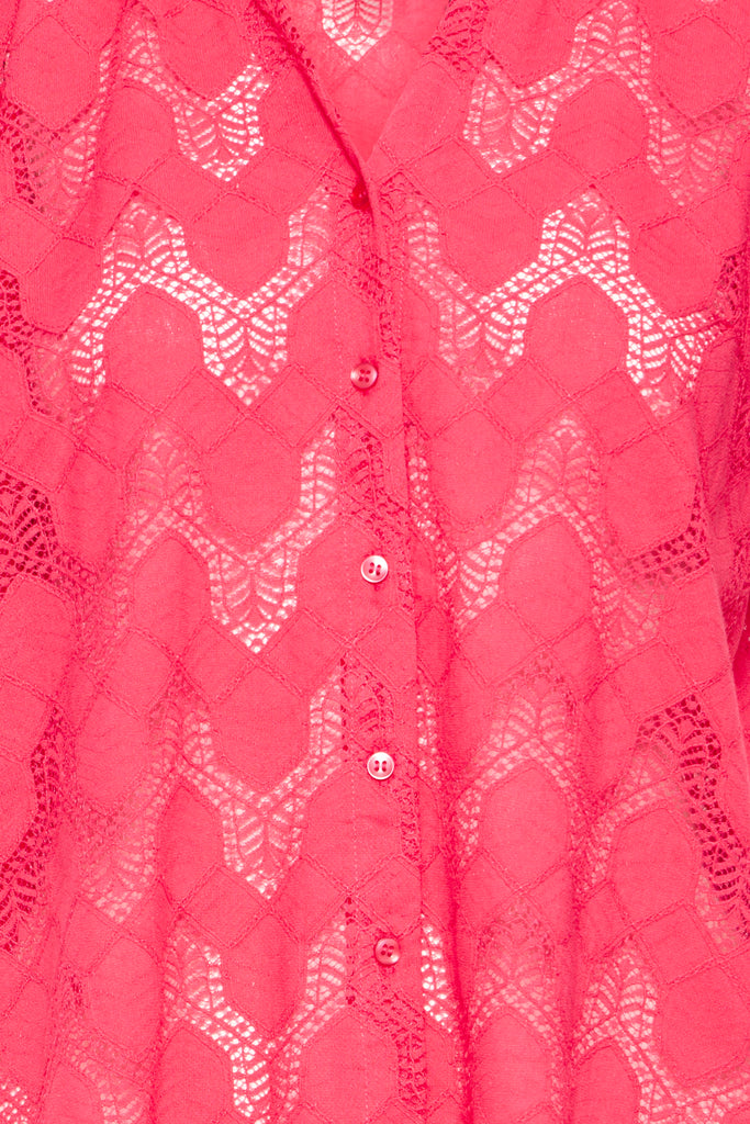 ICHI IHJENELA Shirt - Azalea