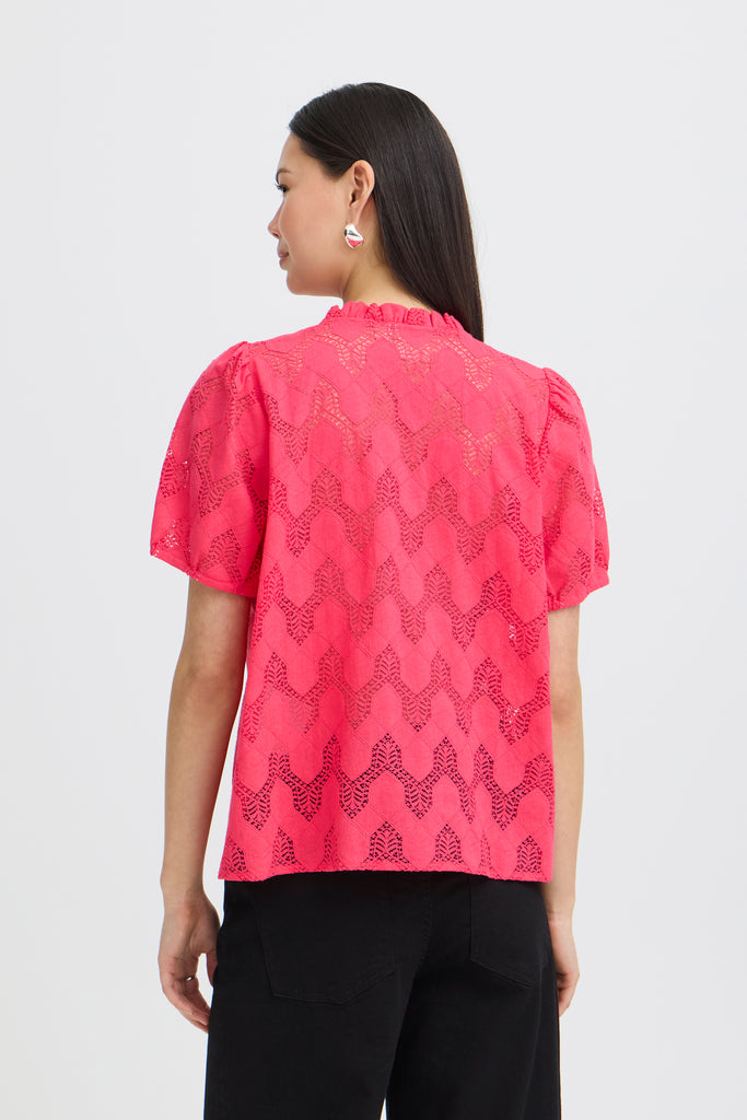 ICHI IHJENELA Shirt - Azalea