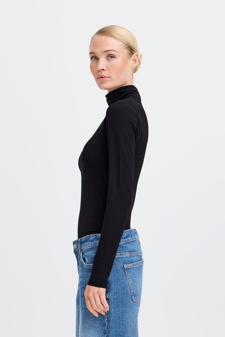 B.Young Pamila Roll Neck- Black