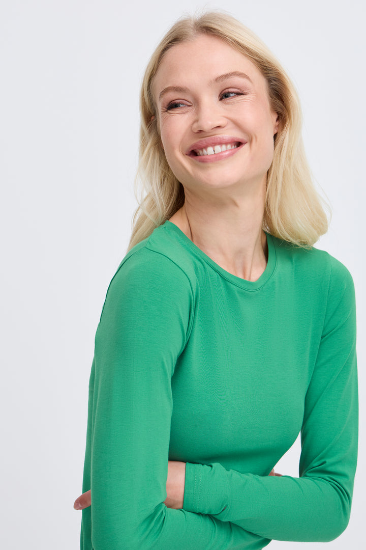 B.Young BYPAMILA T-shirt- Leprechaun Green