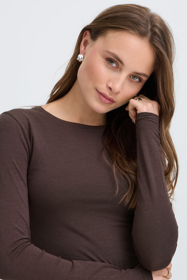 B.Young PAMILA Long Sleeve T-Shirt- Java